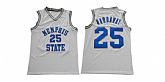 Memphis Tigers 25 Penny Hardaway White College Basketball Jersey,baseball caps,new era cap wholesale,wholesale hats